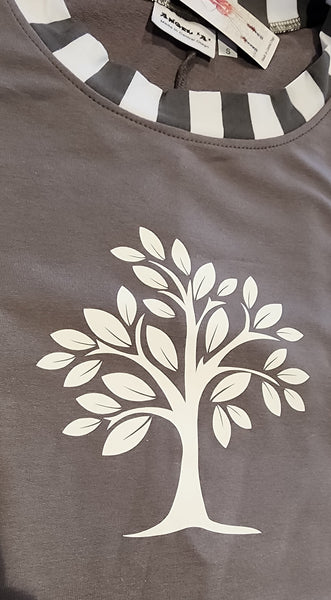 Taupe French Terry Top