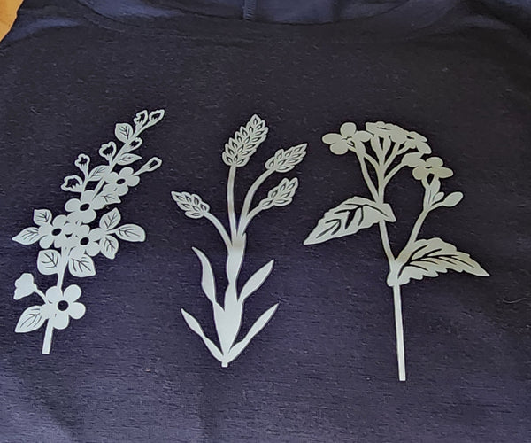 Merino Print Batwing Top