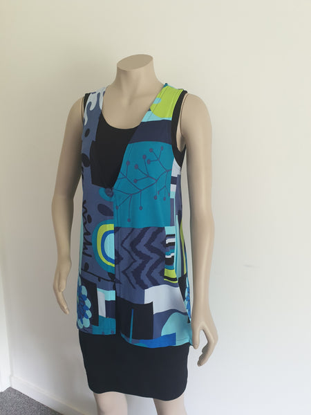 Overlay  Vest - blue teal