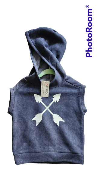 Sleeveless Fleece Hoody