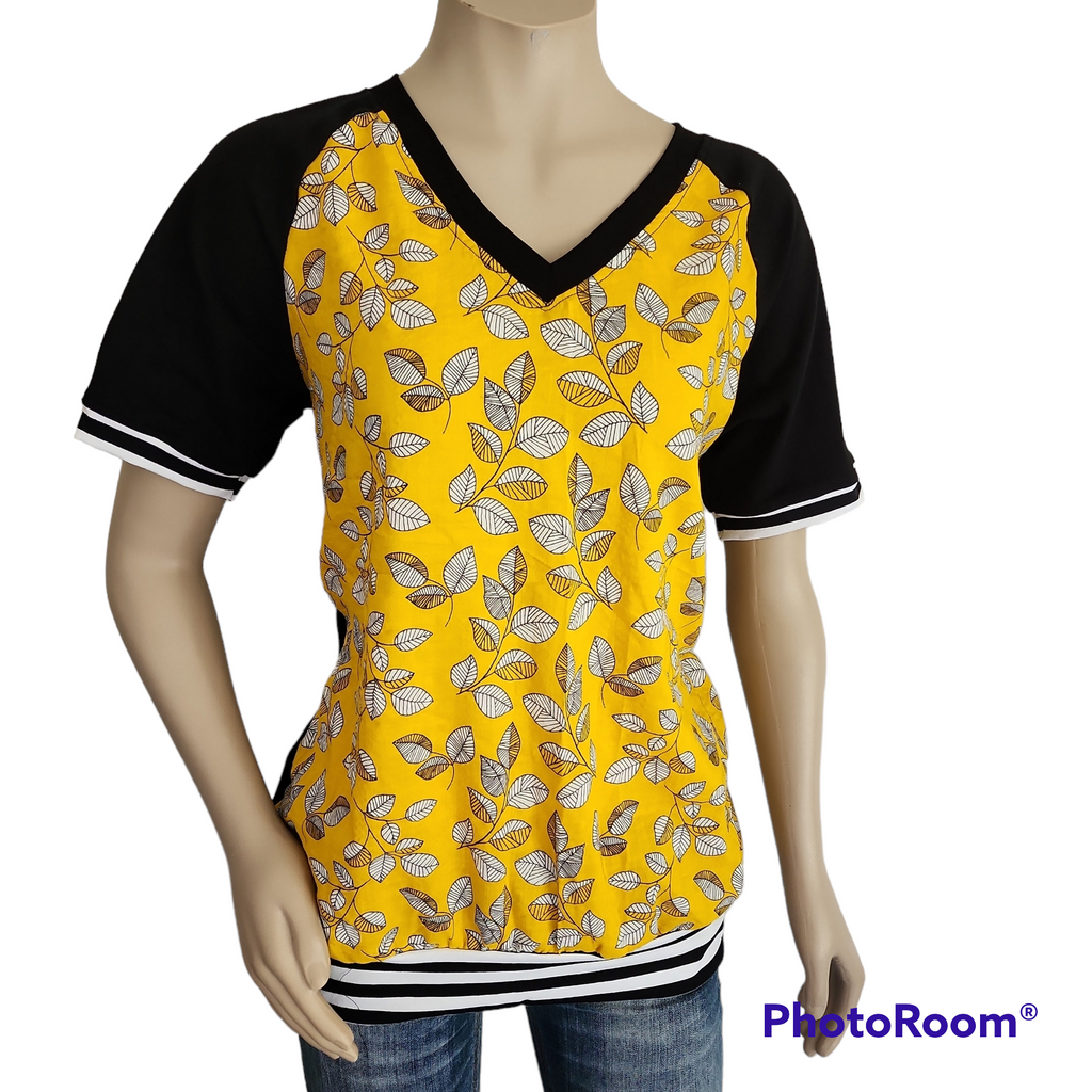 Yellow Leaf V Top